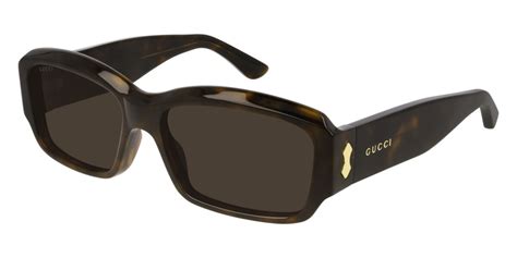 Gucci GG0669S 002 Sunglasses in Dark Havana